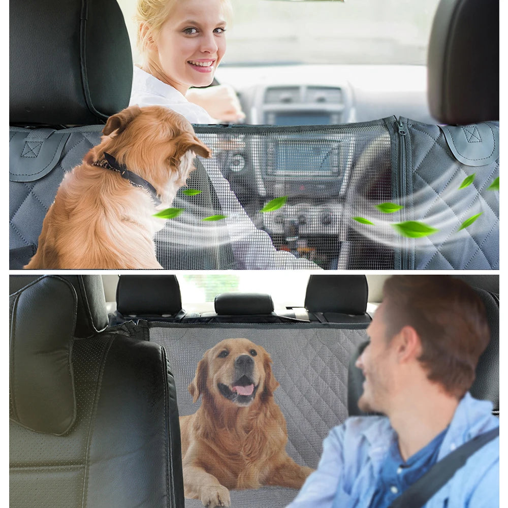 Car Seat Cover Waterproof Pet Travel Hammock Back Seat Protector Mat Safety Carrier