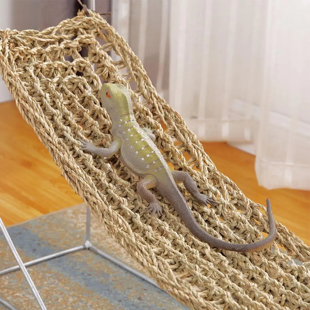 Seaweed Lizard Hammock Reptile Toy Hanging Bed