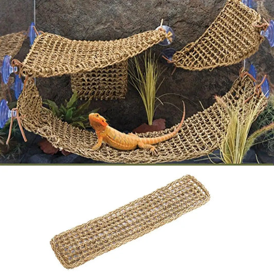 Seaweed Lizard Hammock Reptile Toy Hanging Bed