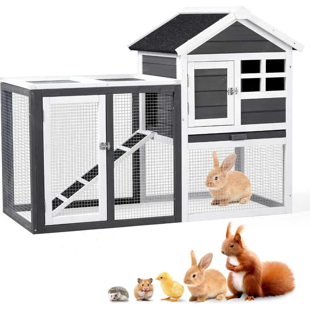 Small Wood Chicken Coop, Plus Small Animal Pen