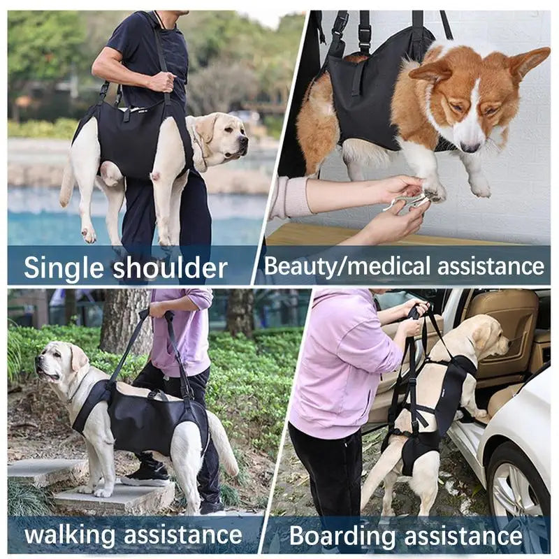 Large Vest Harness, Adjustable Strap For Disabled Dogs