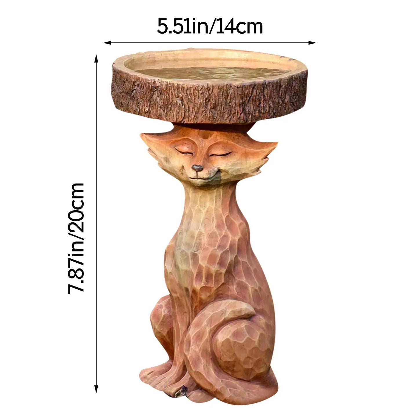 Garden Resin Bird Bath Drinking Feeder Decoration Artifact Hummingbird Outdoor