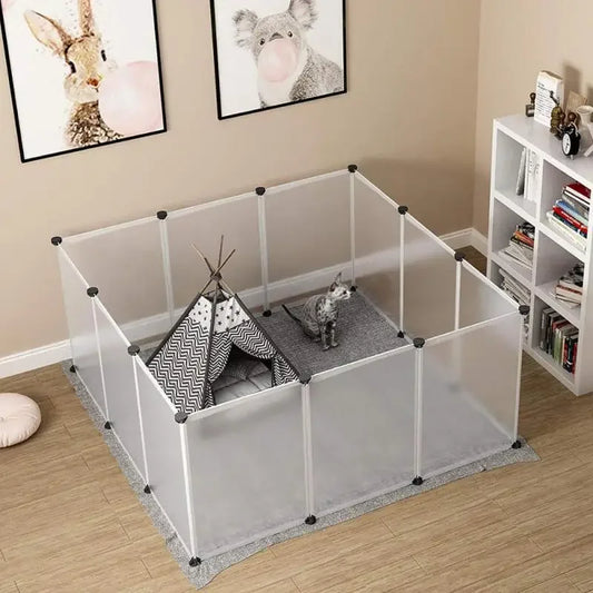 Foldable Pet Playpen Puppy Kitten Rabbits Guinea Pig