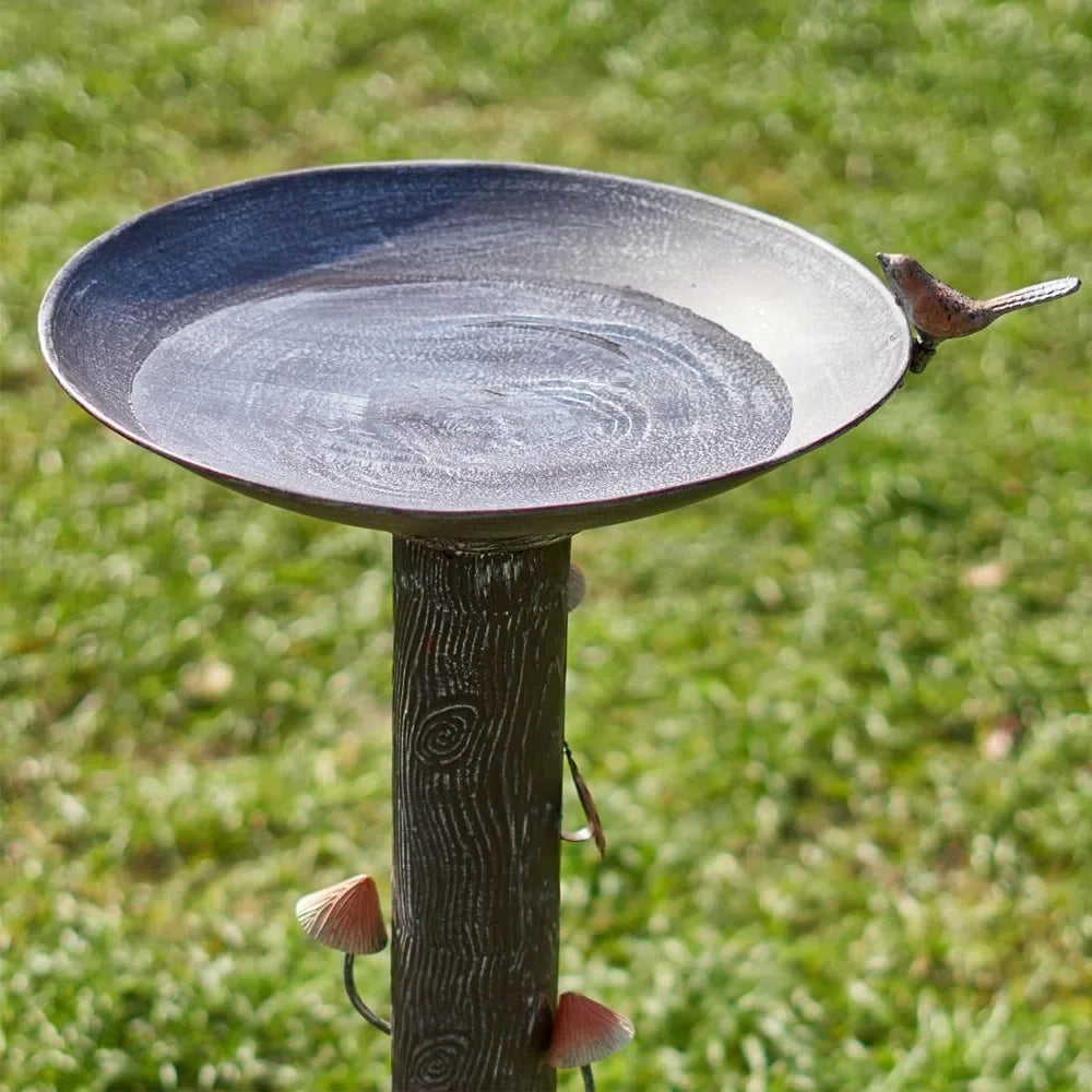 38Inch Hx18Inch W Bird Bath for Outdoors