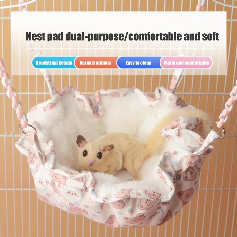 Soft Warm Pet Hammock Cozy Pet Bed Soft Durable Small Hammocks Comfortable