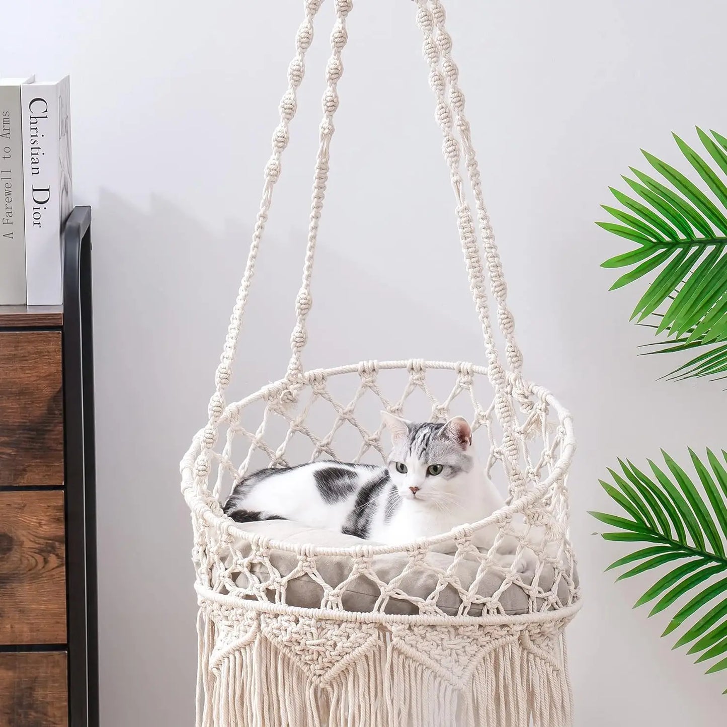 Handwoven Pet Cat Hammock Swing Bed