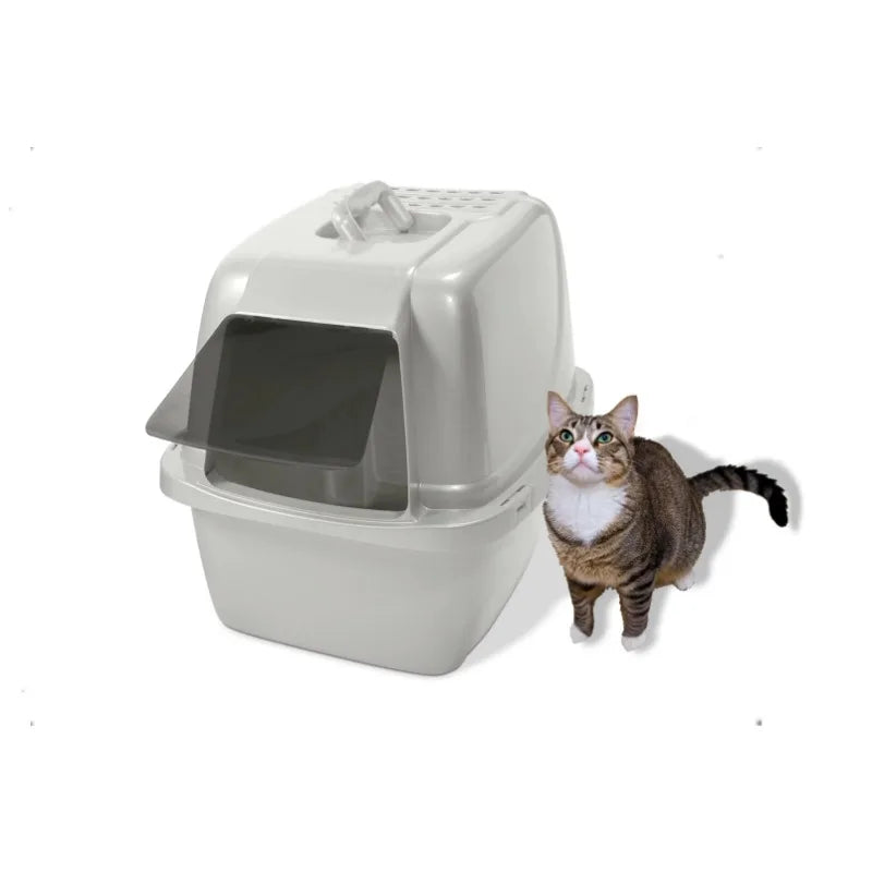 Hooded Odor Control Large Cat Litter Box